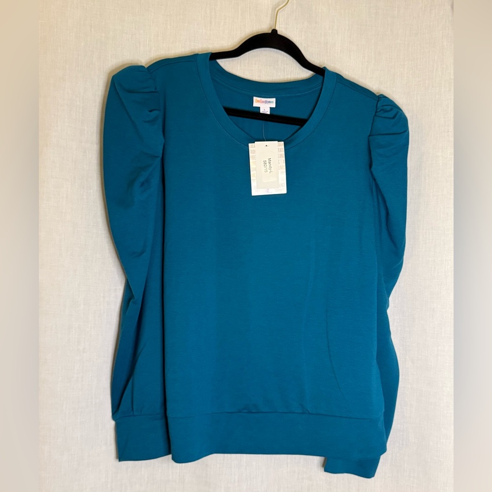 LuLaRoe Teal Top